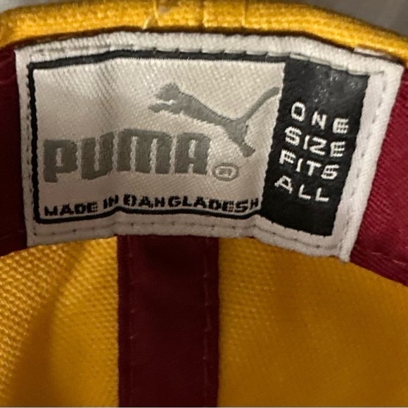 Vintage Pro Line Puma Snapback Hat Washington Redskins NFL - Picture 6 of 8